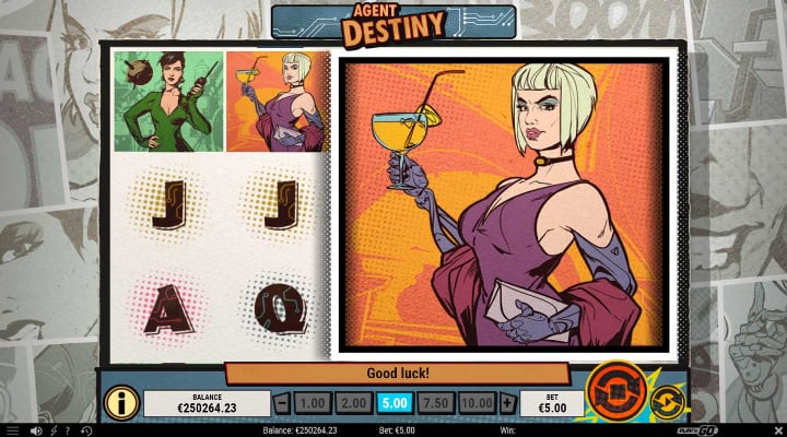 Agent Destiny Slot Screenshot